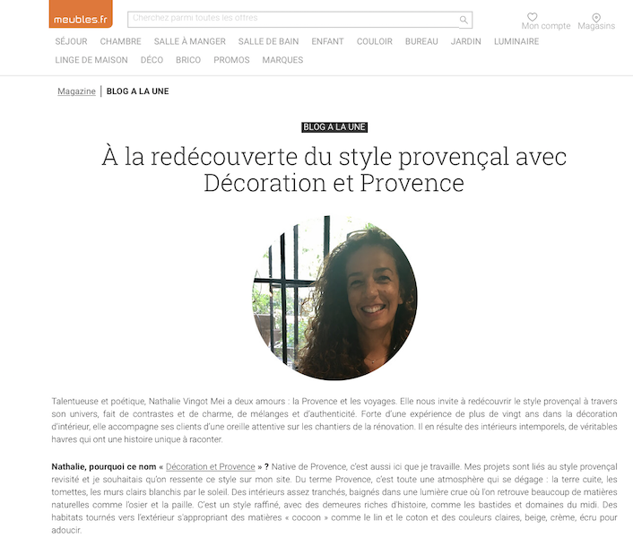 Article meuble.fr nathalie vingot mei